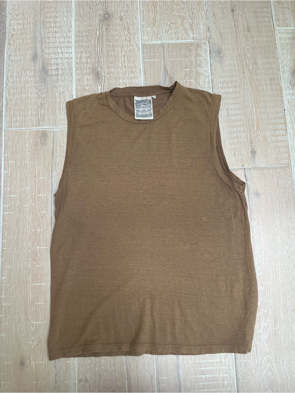 Jungmaven Malibu Muscle Tee Tank Unisex Coyote Brown